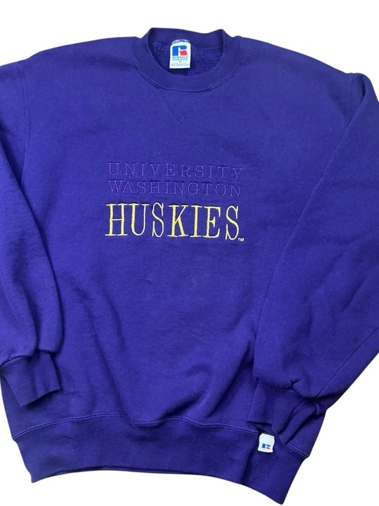 Russell Athletic Other - Vintage Washington Huskies 90s purple and gold Crewneck SZ medium USA made